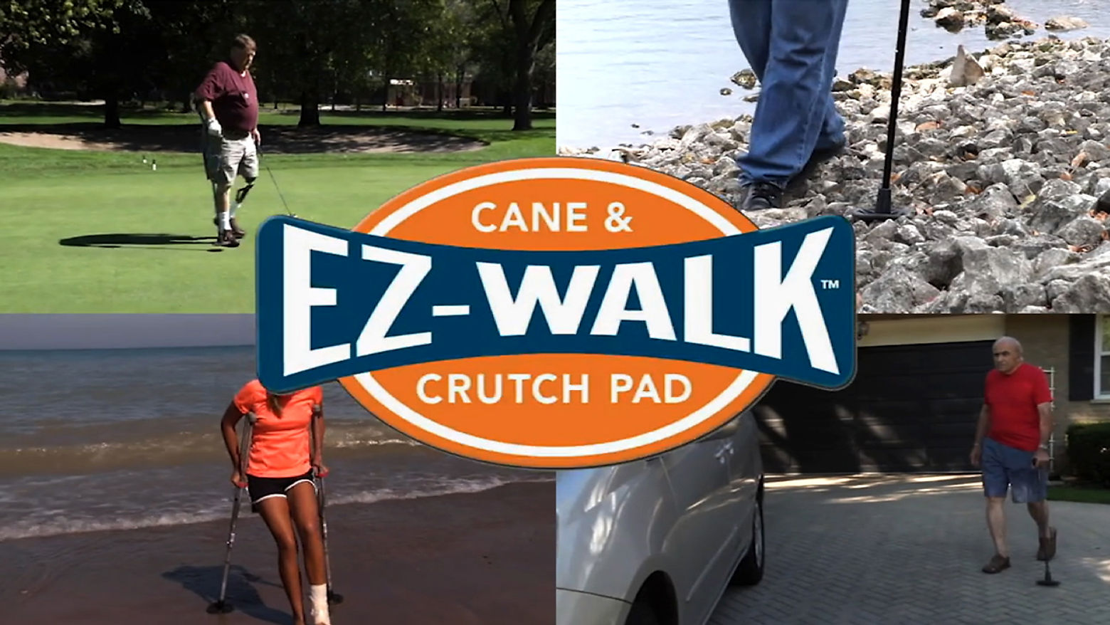 The SandPad / EZ-Walk Cane and Crutch Pad